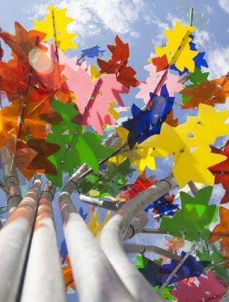 The multi-coloured tree by Philippe Million