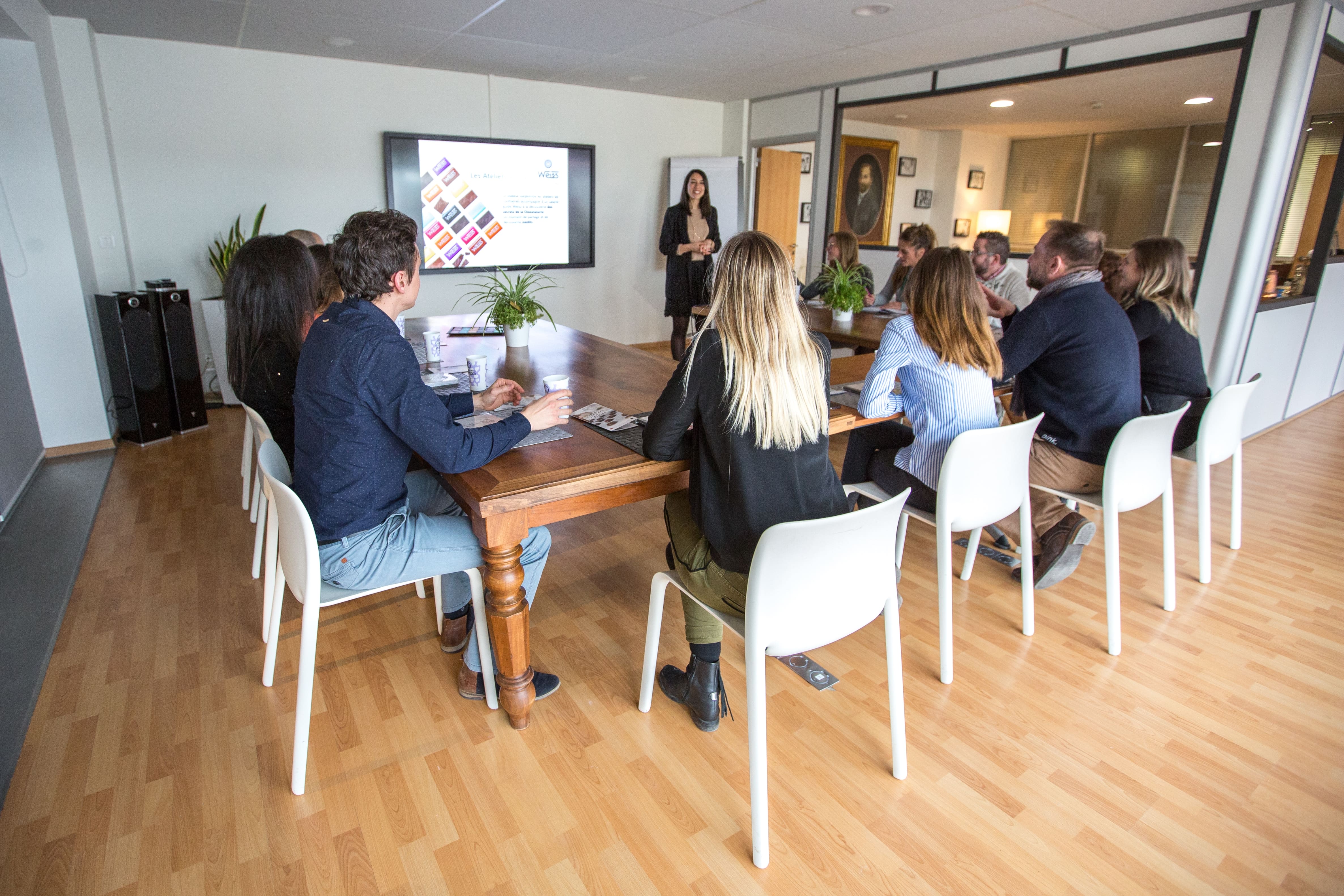Ateliers Chocolats Weiss - Salle de réunion - séminaire Saint-Etienne